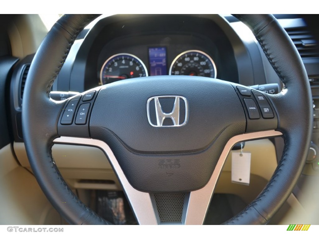 2011 Honda CR-V EX-L Ivory Steering Wheel Photo #56469578