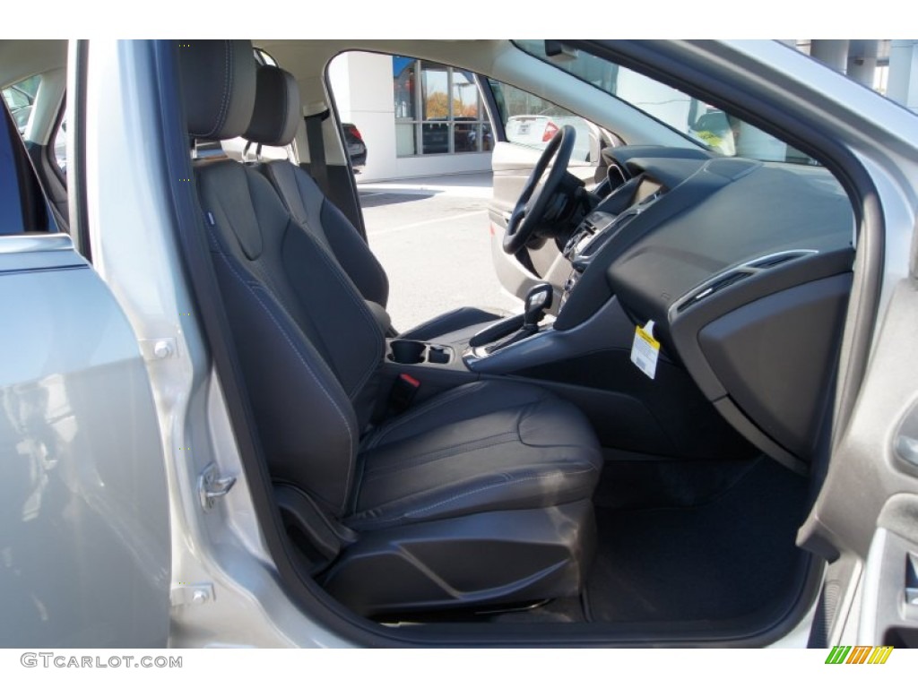 Charcoal Black Interior 2012 Ford Focus Titanium Sedan Photo #56471690