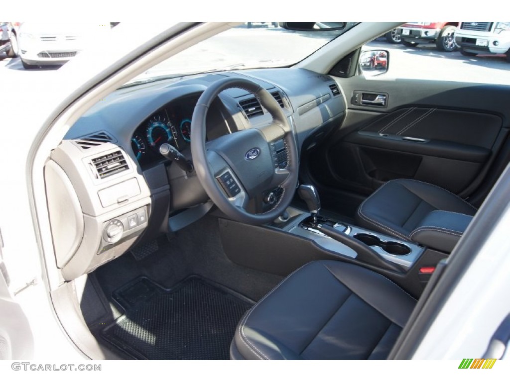 Charcoal Black Interior 2012 Ford Fusion Sport Photo #56472080