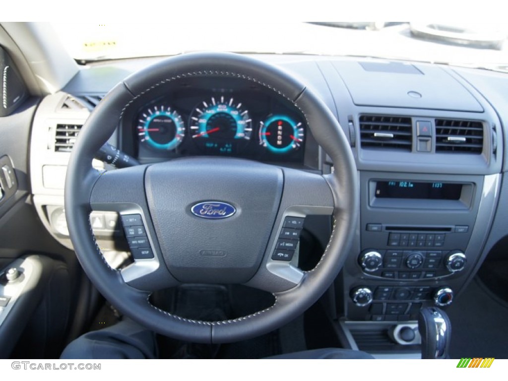 2012 Ford Fusion Sport Charcoal Black Dashboard Photo #56472125