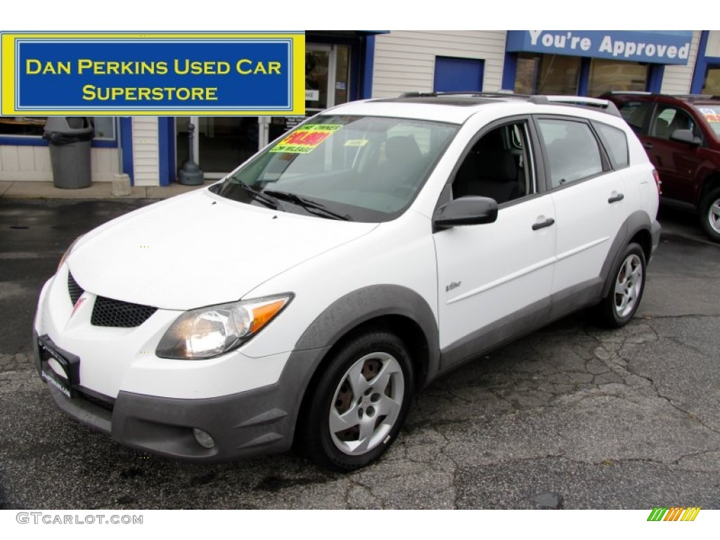 Frost White Pontiac Vibe