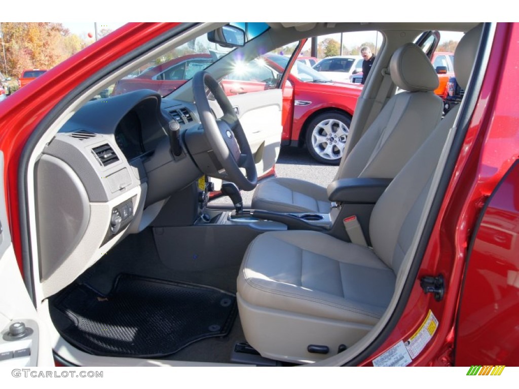 Medium Light Stone Interior 2012 Ford Fusion Hybrid Photo #56472281