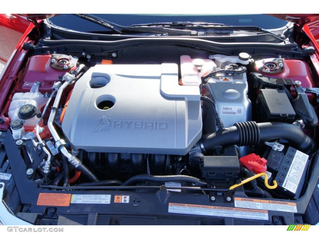 2012 Ford Fusion Hybrid 2.5 Liter Atkinson Cycle DOHC 16-Valve VVT Duratec 4 Cylinder Gasoline/Electric Hybrid Engine Photo #56472350