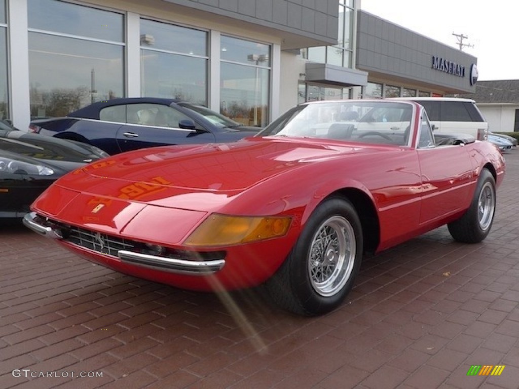 Red 1973 Ferrari 365 GTB/4 Daytona Spider Scaglietti Conversion Exterior Photo #56472853