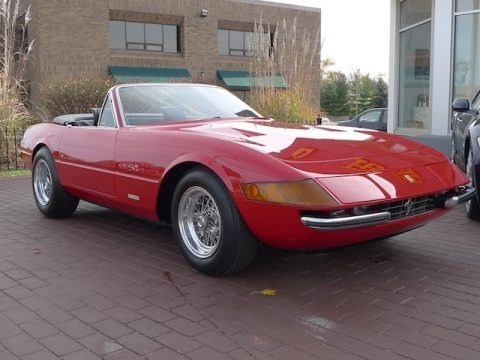 1973 Ferrari 365 GTB/4 Daytona Spider Scaglietti Conversion Data, Info and Specs