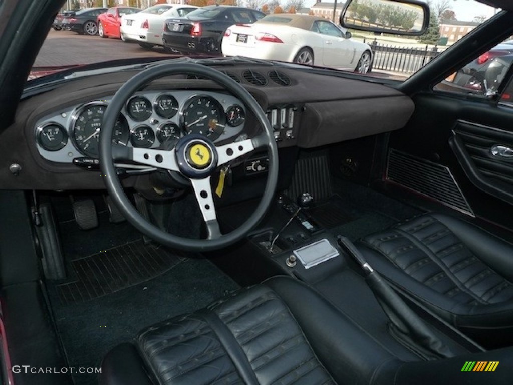 Black Interior 1973 Ferrari 365 GTB/4 Daytona Spider Scaglietti Conversion Photo #56472944