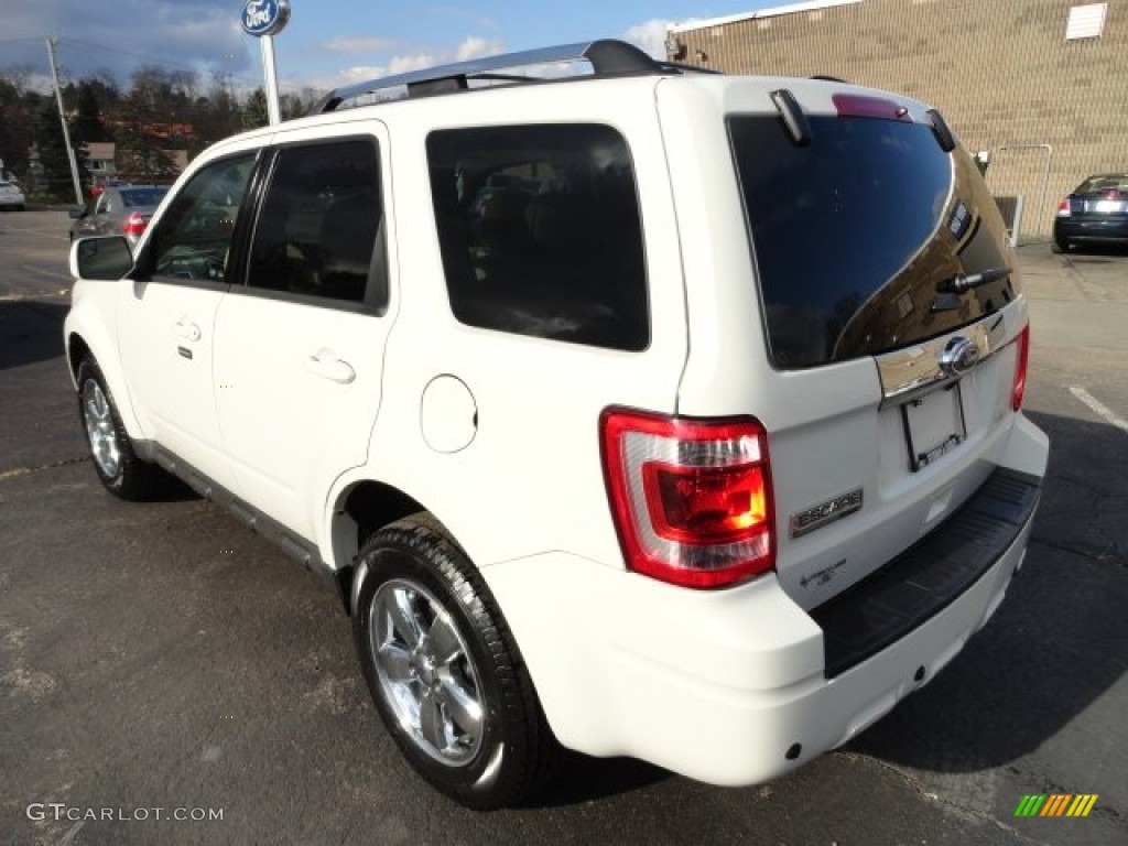 2012 Escape Limited 4WD - White Suede / Camel photo #4