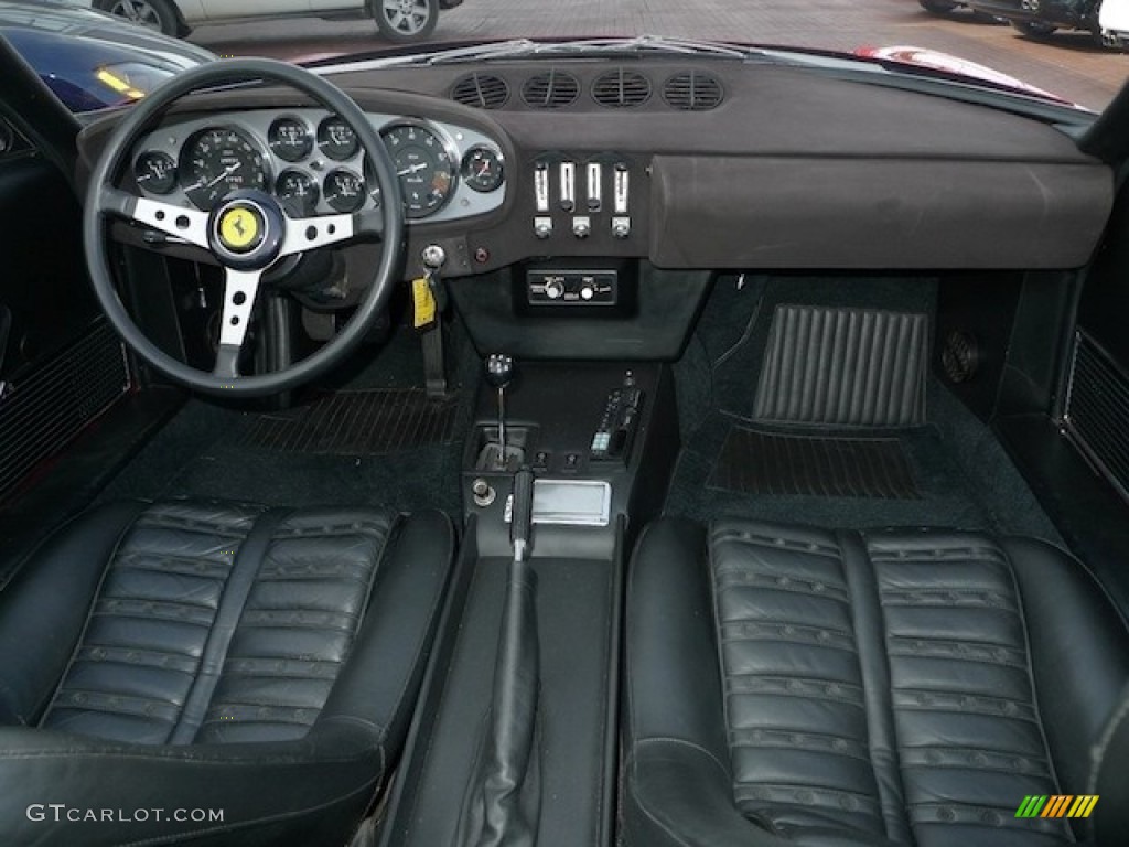 1973 Ferrari 365 GTB/4 Daytona Spider Scaglietti Conversion Black Dashboard Photo #56473016