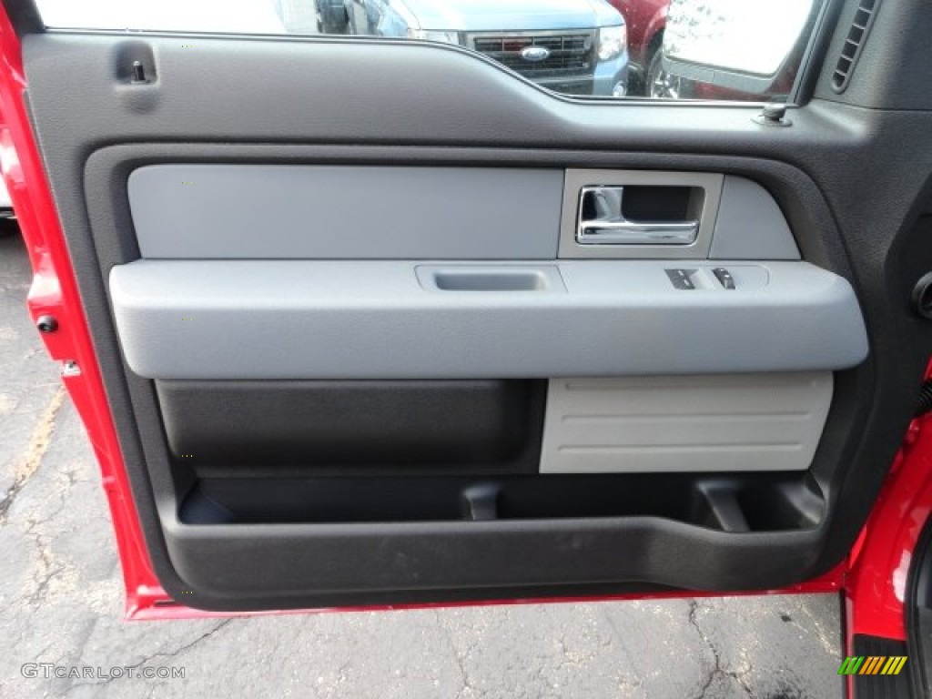 2011 Ford F150 XL Regular Cab 4x4 Steel Gray Door Panel Photo #56473184