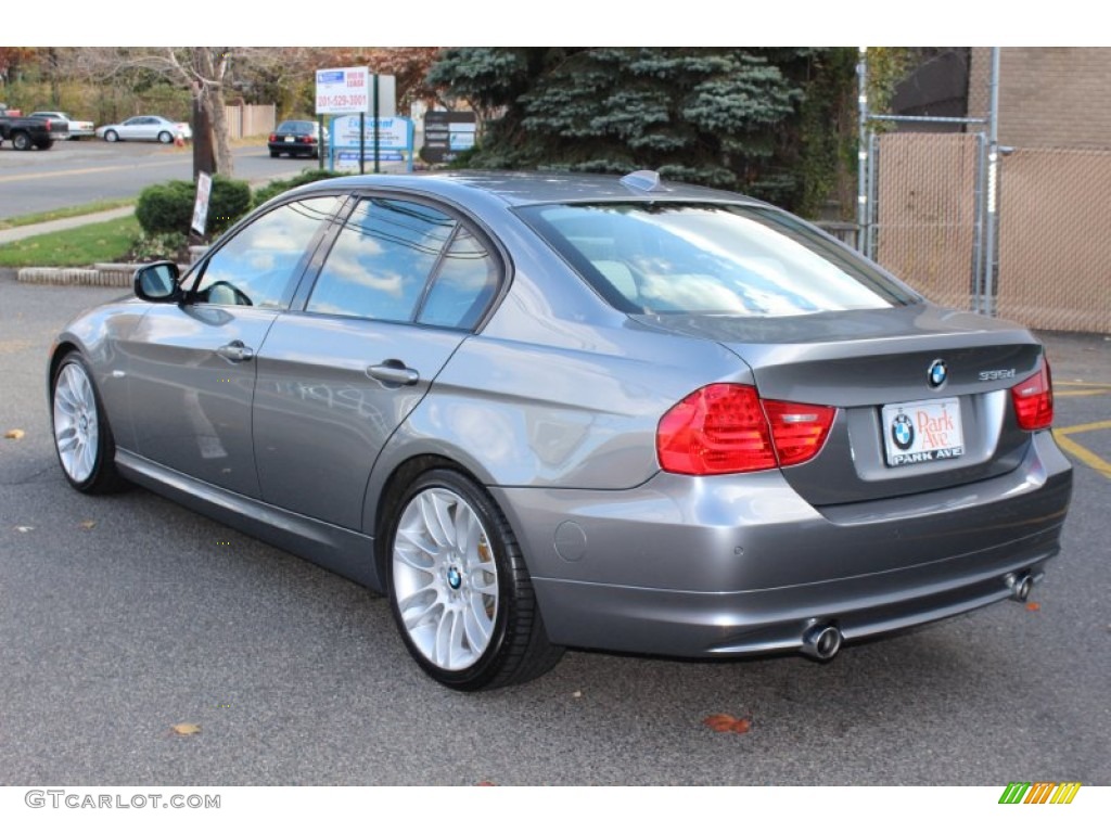 2011 3 Series 335d Sedan - Space Gray Metallic / Oyster/Black Dakota Leather photo #7