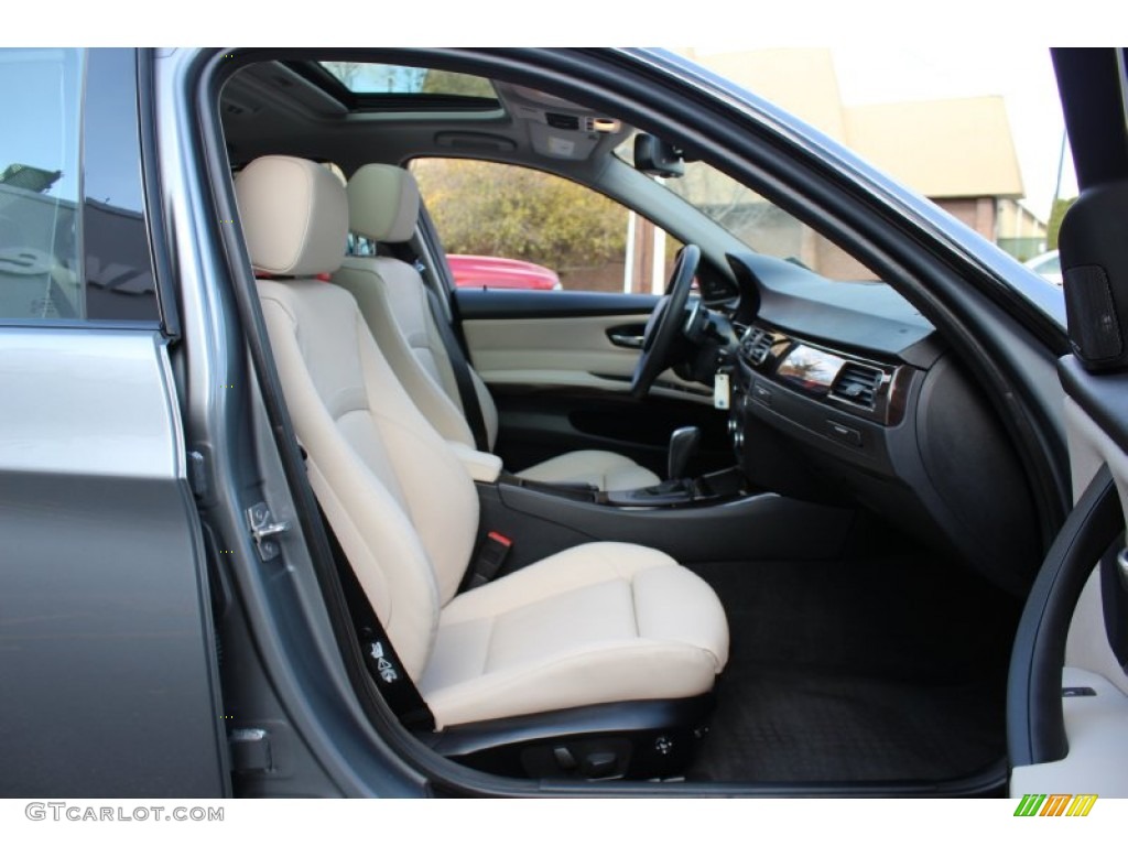 2011 3 Series 335d Sedan - Space Gray Metallic / Oyster/Black Dakota Leather photo #27