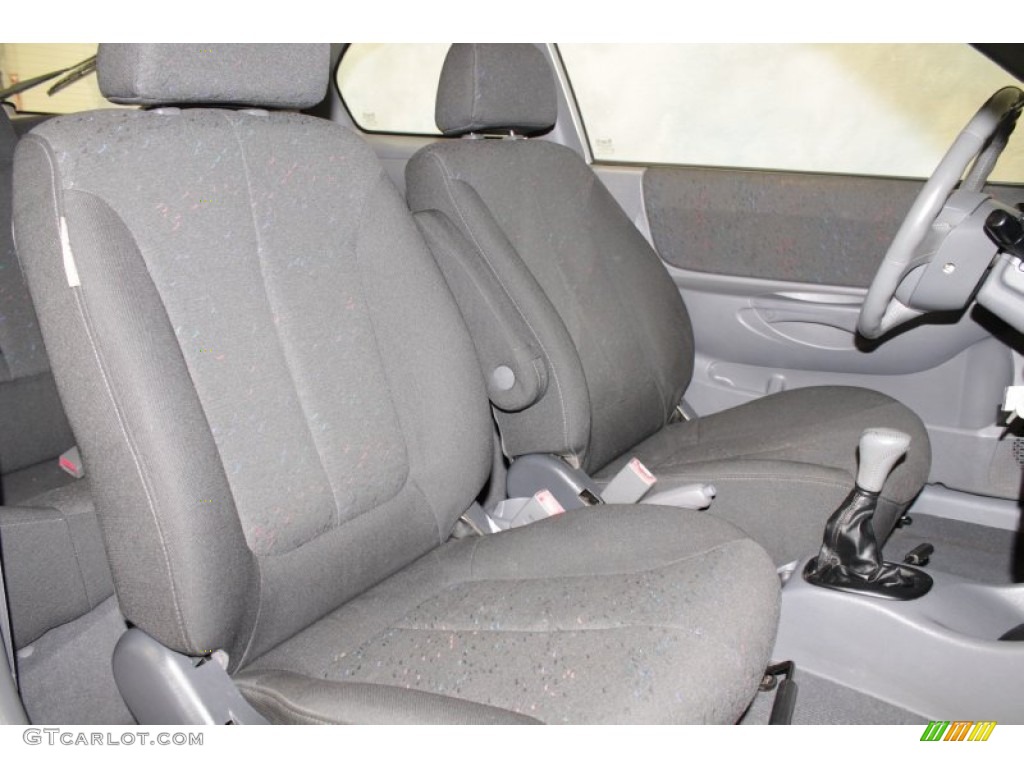 2004 Accent GT Coupe - Silver Mist / Gray photo #17