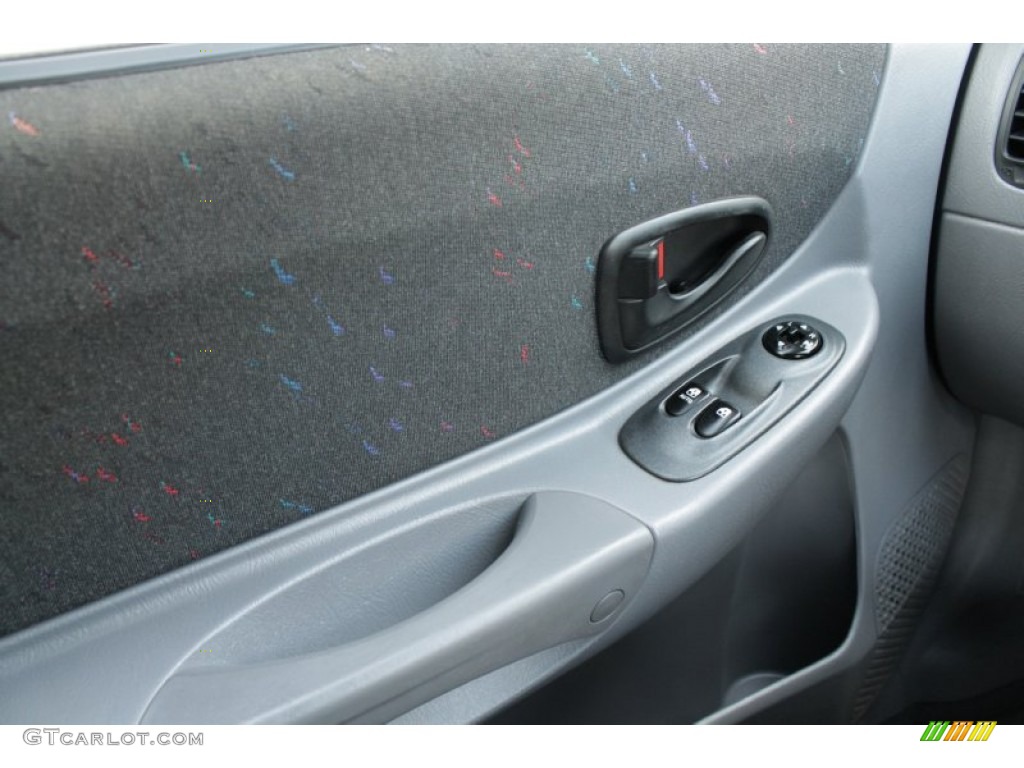 2004 Accent GT Coupe - Silver Mist / Gray photo #20