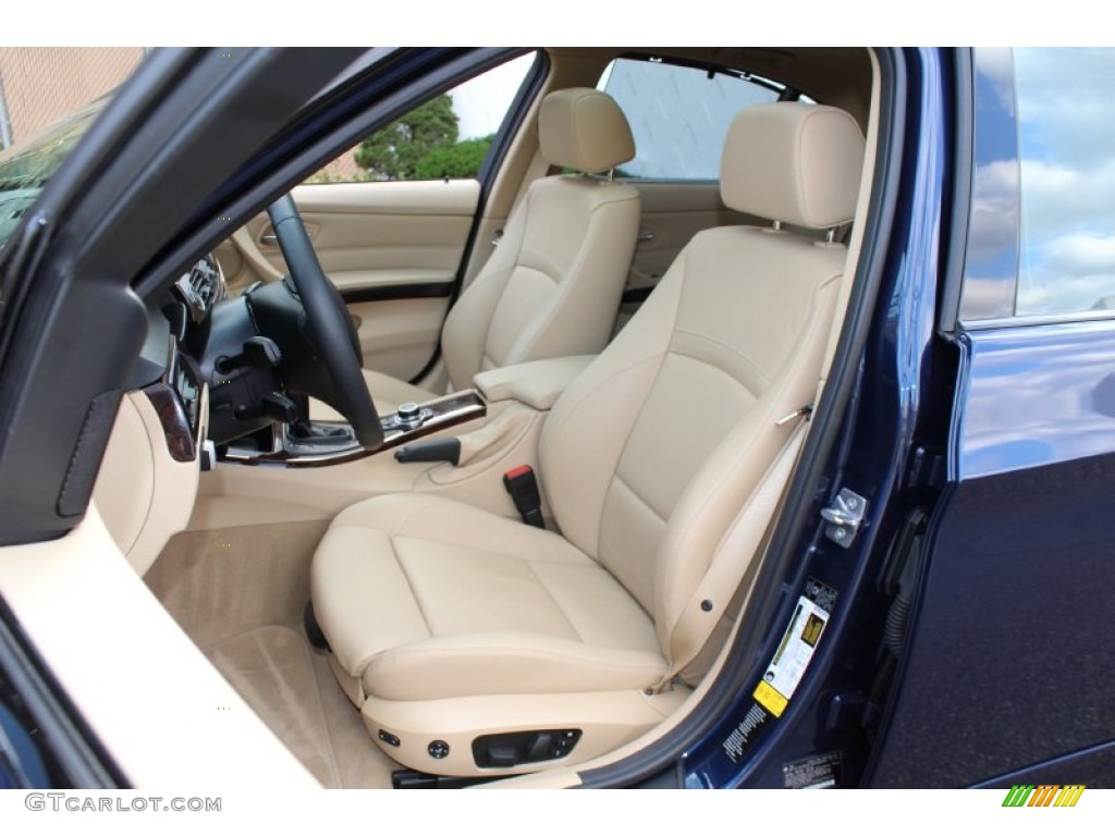 2011 3 Series 335d Sedan - Deep Sea Blue Metallic / Beige photo #12