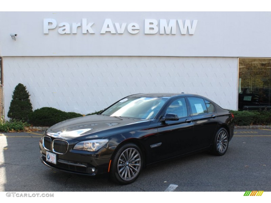 2009 7 Series 750i Sedan - Black Sapphire Metallic / Black Nappa Leather photo #1