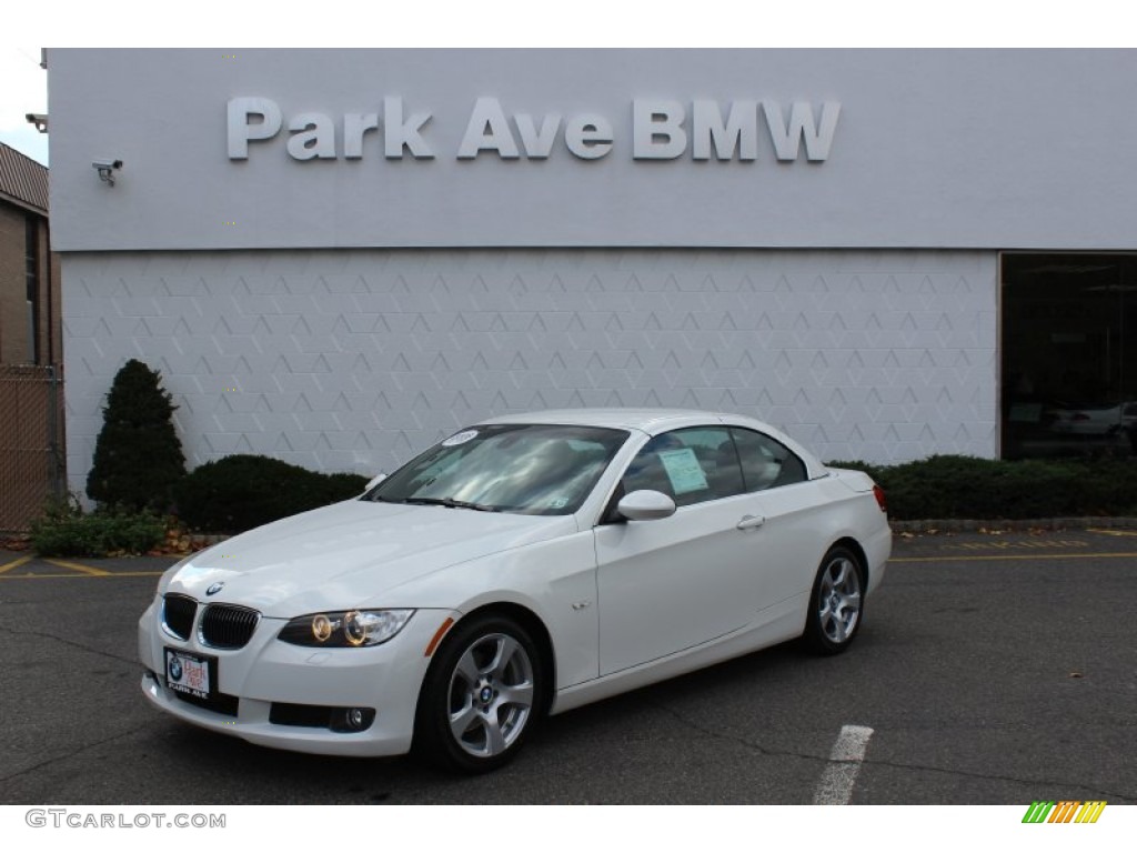 2008 3 Series 328i Convertible - Alpine White / Coral Red/Black photo #1