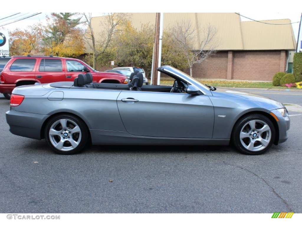 2009 3 Series 328i Convertible - Space Grey Metallic / Black photo #4