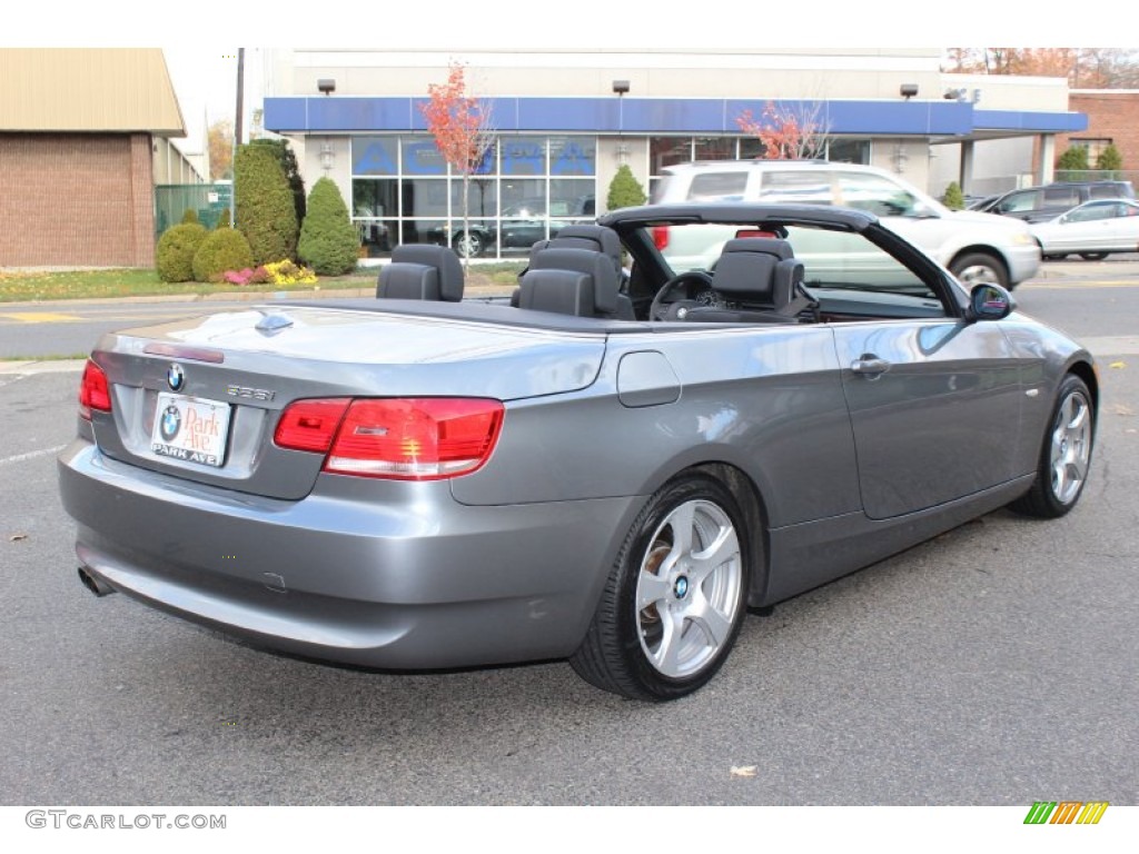 2009 3 Series 328i Convertible - Space Grey Metallic / Black photo #5