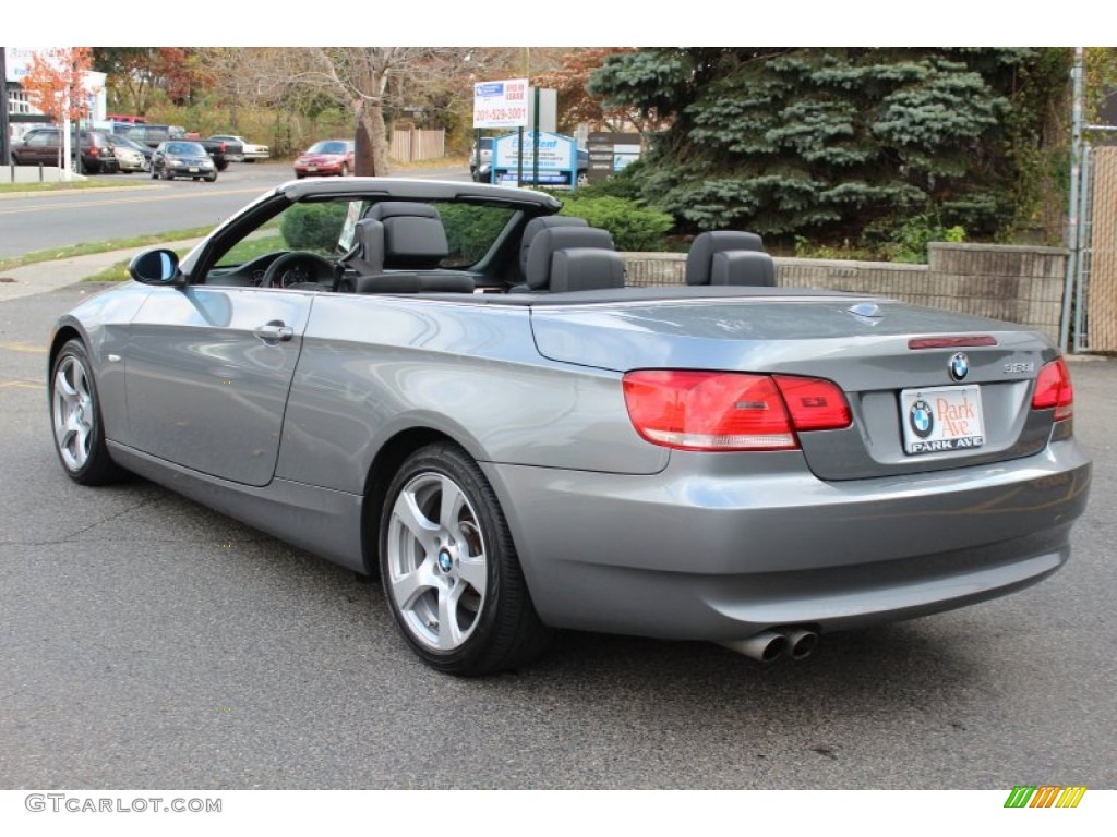 2009 3 Series 328i Convertible - Space Grey Metallic / Black photo #7
