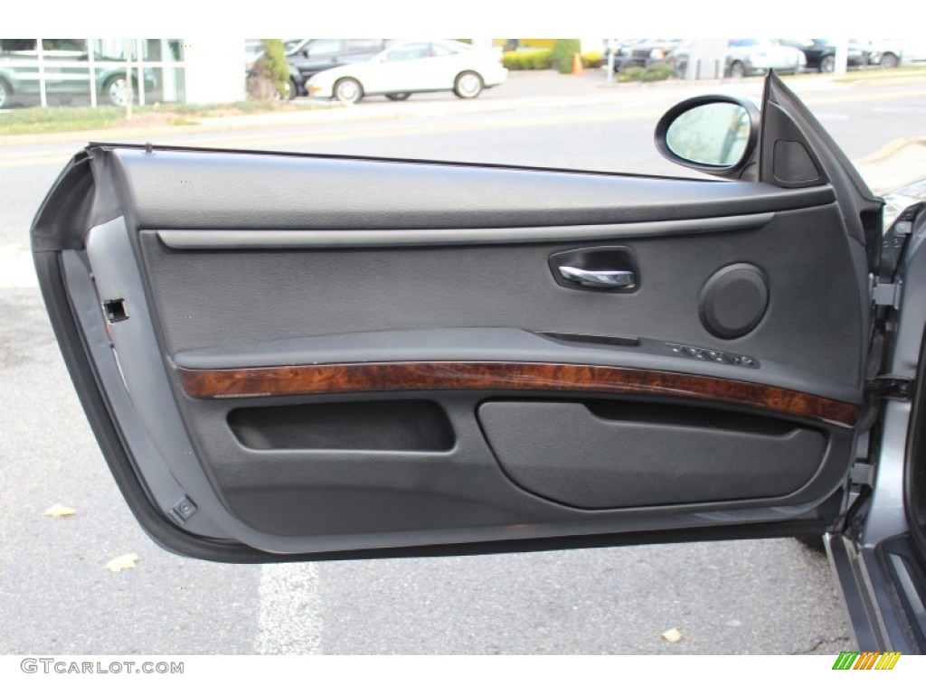 2009 3 Series 328i Convertible - Space Grey Metallic / Black photo #9