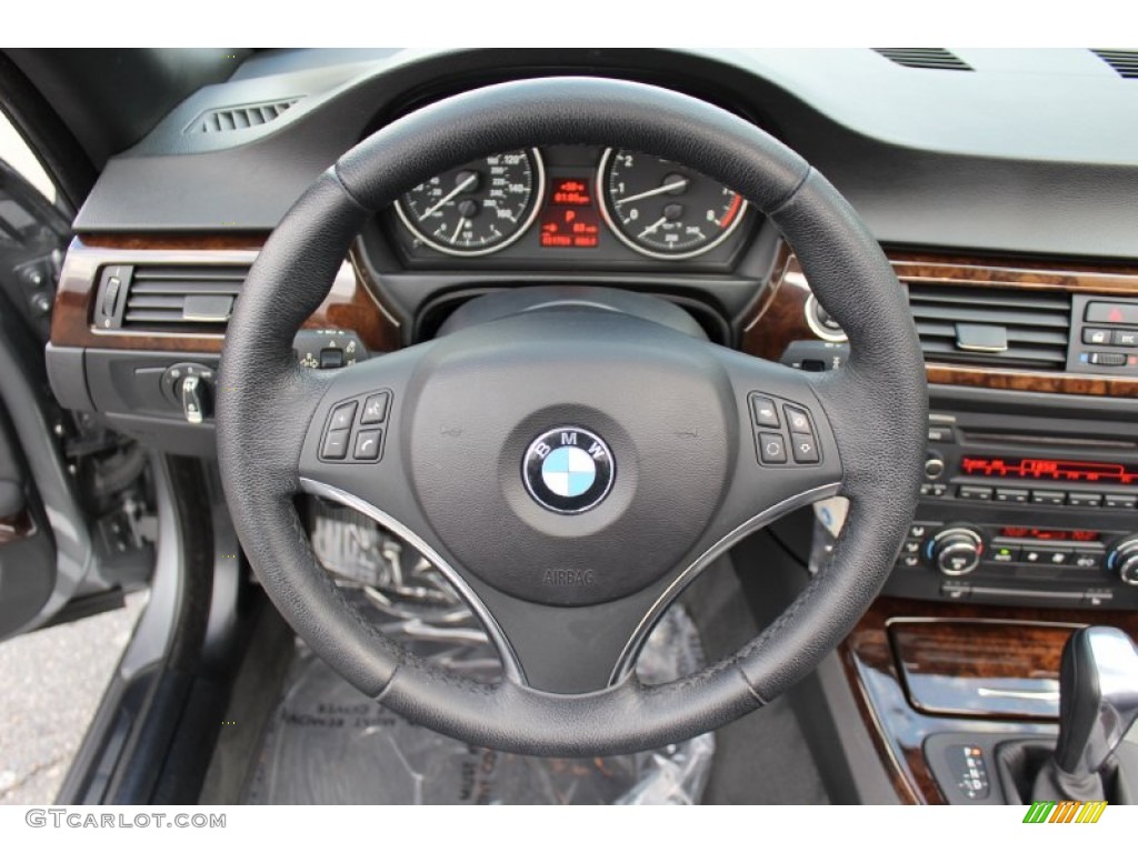 2009 3 Series 328i Convertible - Space Grey Metallic / Black photo #14