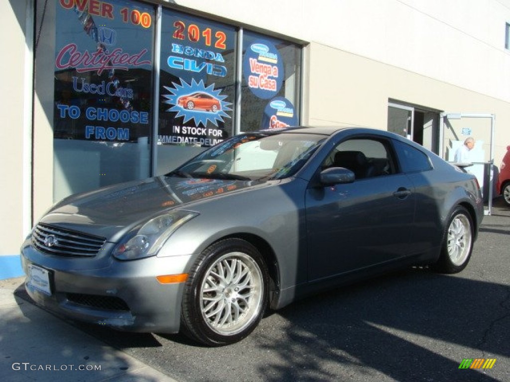 2004 G 35 Coupe - Diamond Graphite Gray Metallic / Graphite photo #1