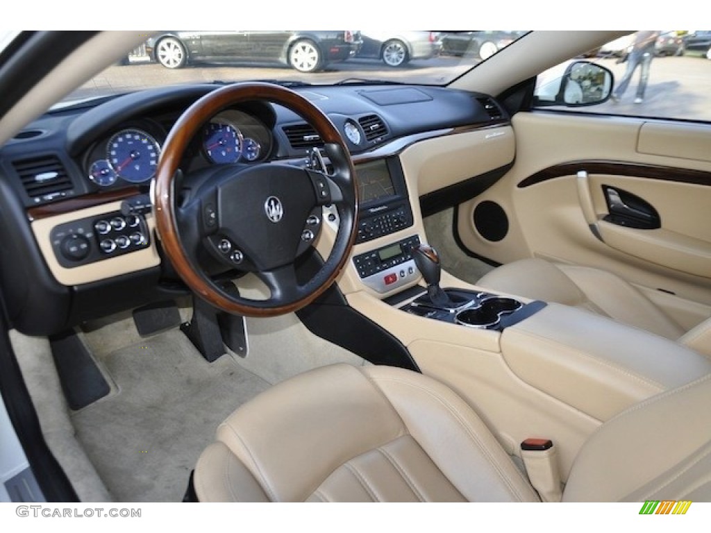 Beige Interior 2008 Maserati GranTurismo Standard GranTurismo Model Photo #56479593