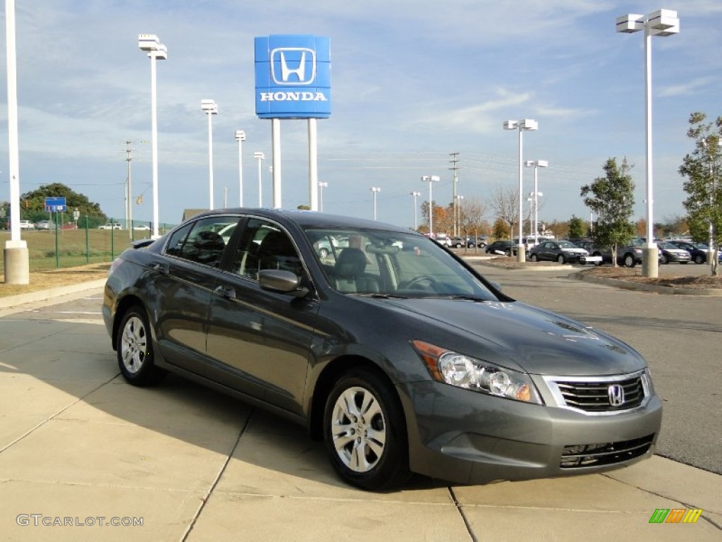 2009 Accord LX-P Sedan - Polished Metal Metallic / Black photo #2