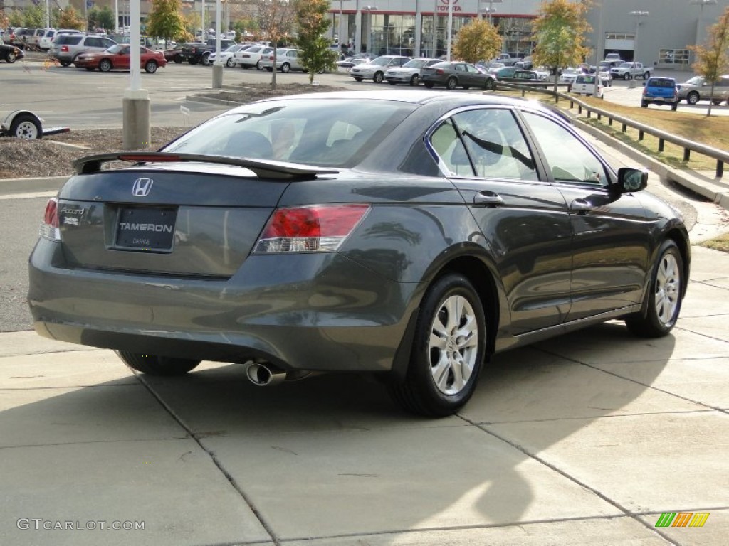 2009 Accord LX-P Sedan - Polished Metal Metallic / Black photo #5