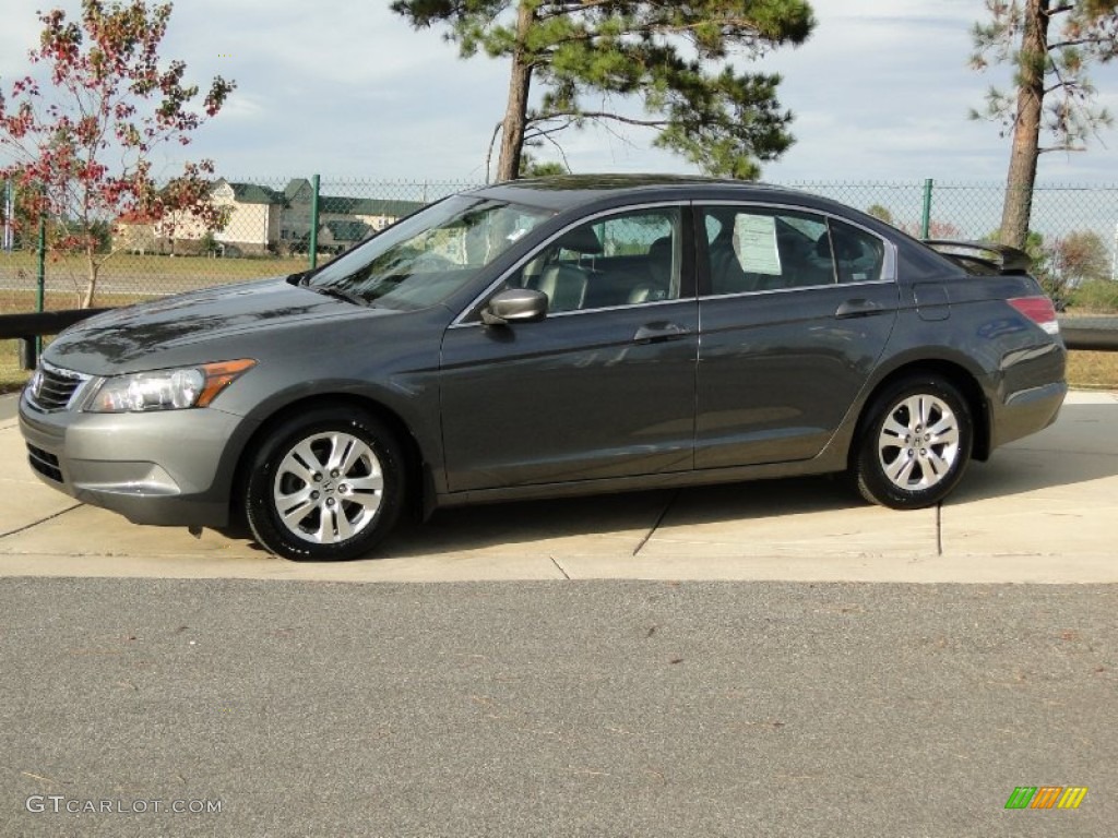 2009 Accord LX-P Sedan - Polished Metal Metallic / Black photo #9