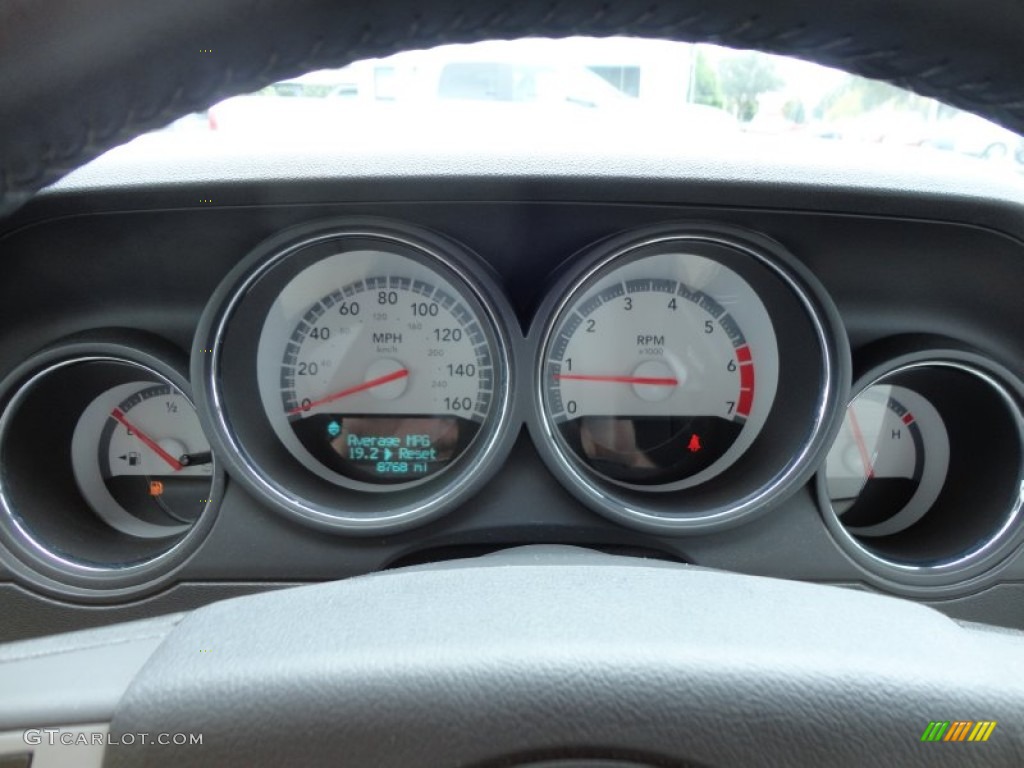 2010 Dodge Challenger R/T Classic Furious Fuchsia Edition Gauges Photo #56480727