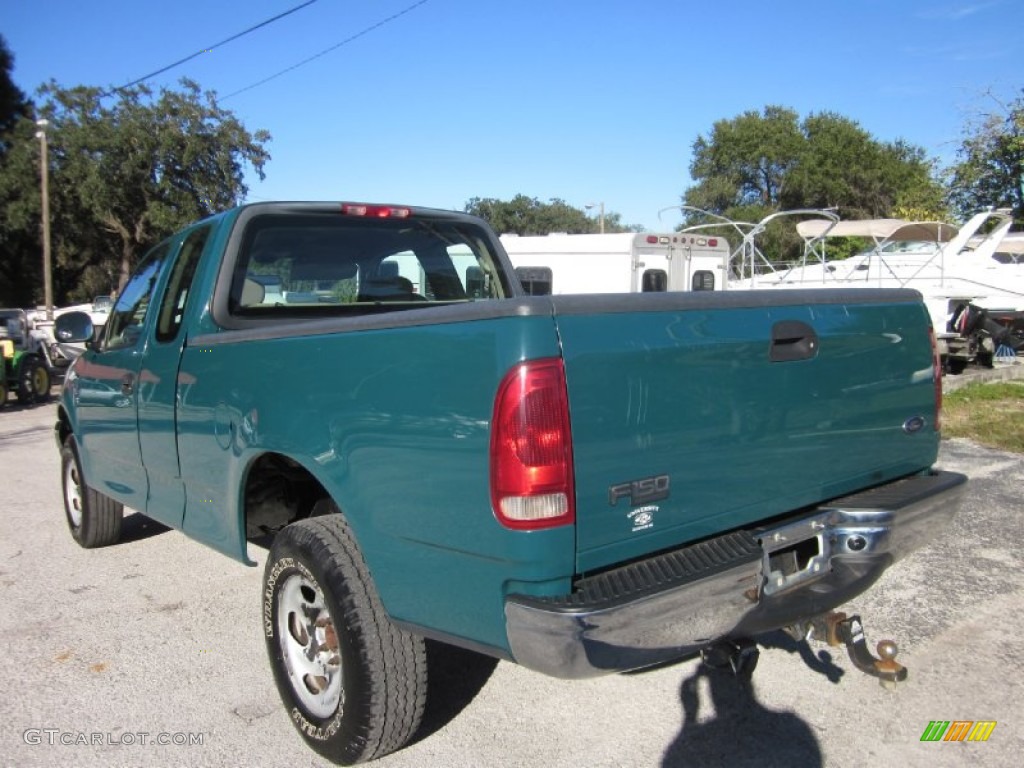 2004 F150 XL Heritage SuperCab 4x4 - Fleet Green / Heritage Medium Parchment photo #11