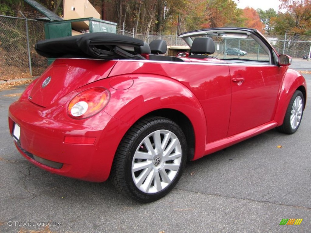 2008 New Beetle SE Convertible - Salsa Red / Black photo #5