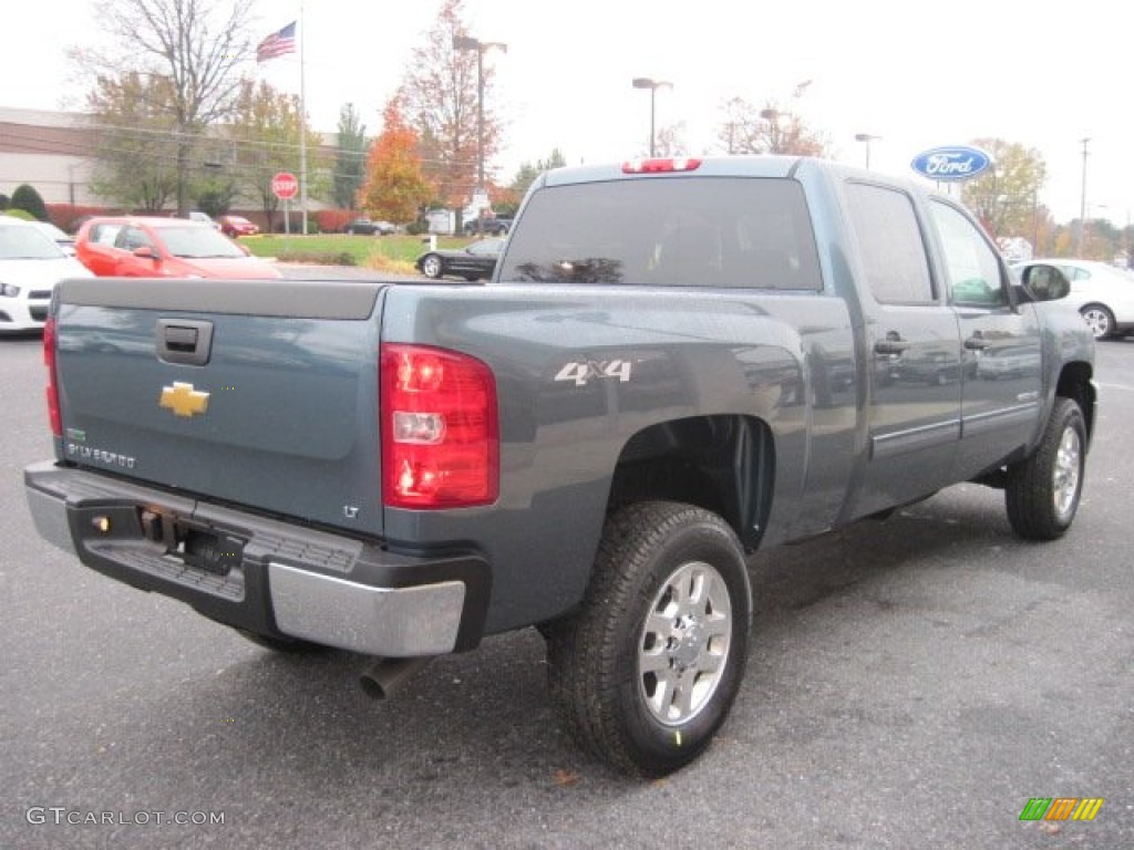 Blue Granite Metallic 2012 Chevrolet Silverado 2500HD LT Crew Cab 4x4 Exterior Photo #56482083