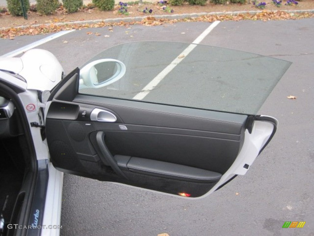 2011 Porsche 911 Turbo Coupe Black Door Panel Photo #56482170