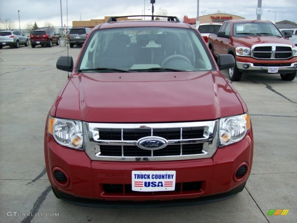 2009 Escape XLS - Sangria Red Metallic / Charcoal photo #14