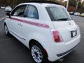 2012 Bianco (White) Fiat 500 Pink Ribbon Limited Edition  photo #2