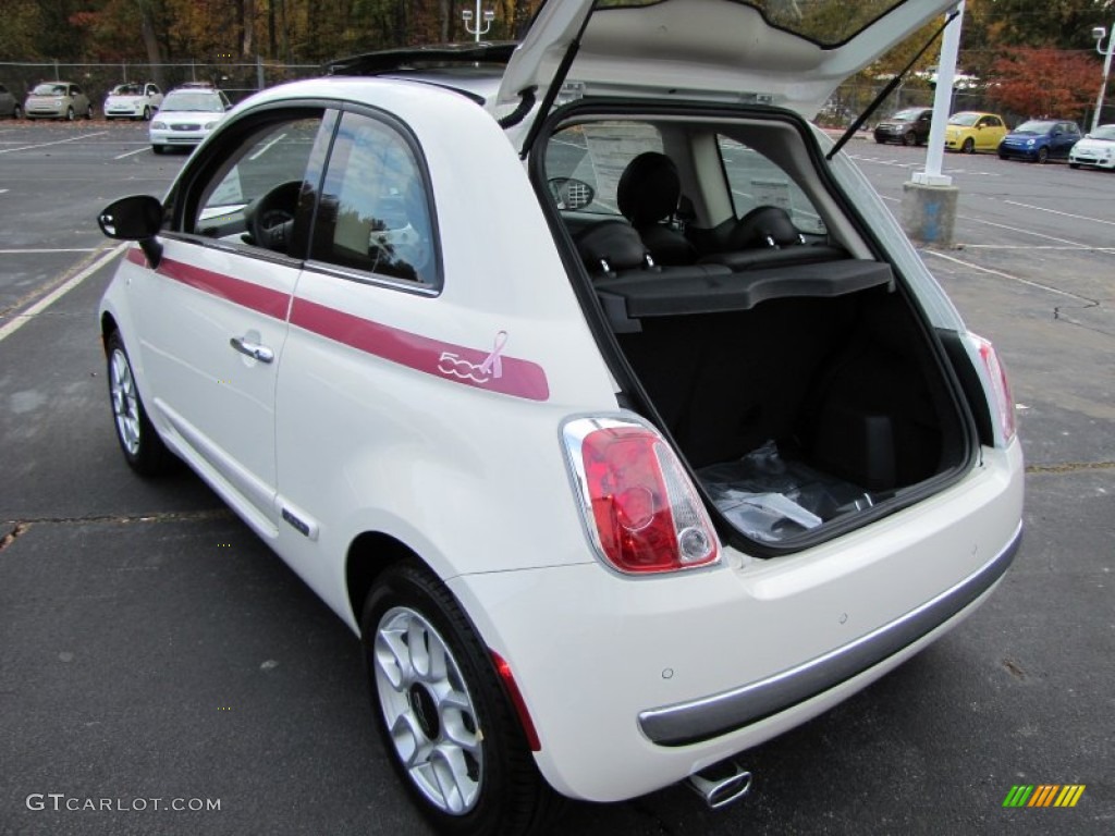 2012 Fiat 500 Pink Ribbon Limited Edition Trunk Photo #56483013