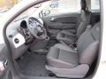 Pelle Nera/Nera (Black/Black) 2012 Fiat 500 Pink Ribbon Limited Edition Interior Color