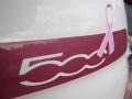 2012 Fiat 500 Pink Ribbon Limited Edition Badge and Logo Photo
