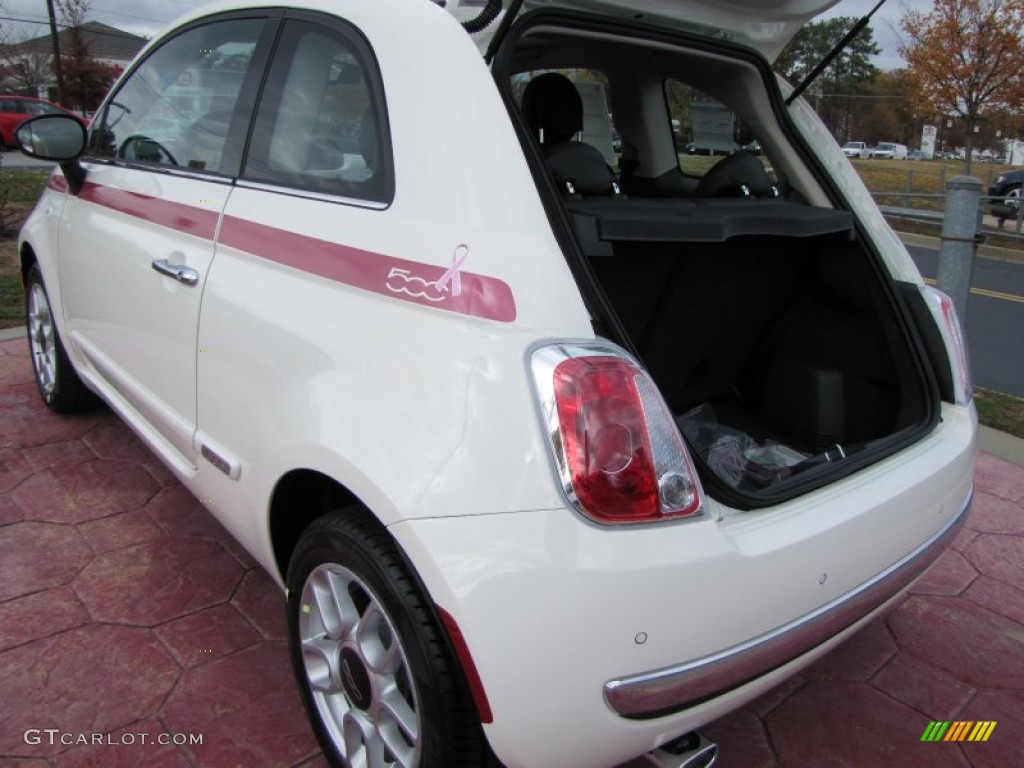 2012 Fiat 500 Pink Ribbon Limited Edition Trunk Photo #56483141