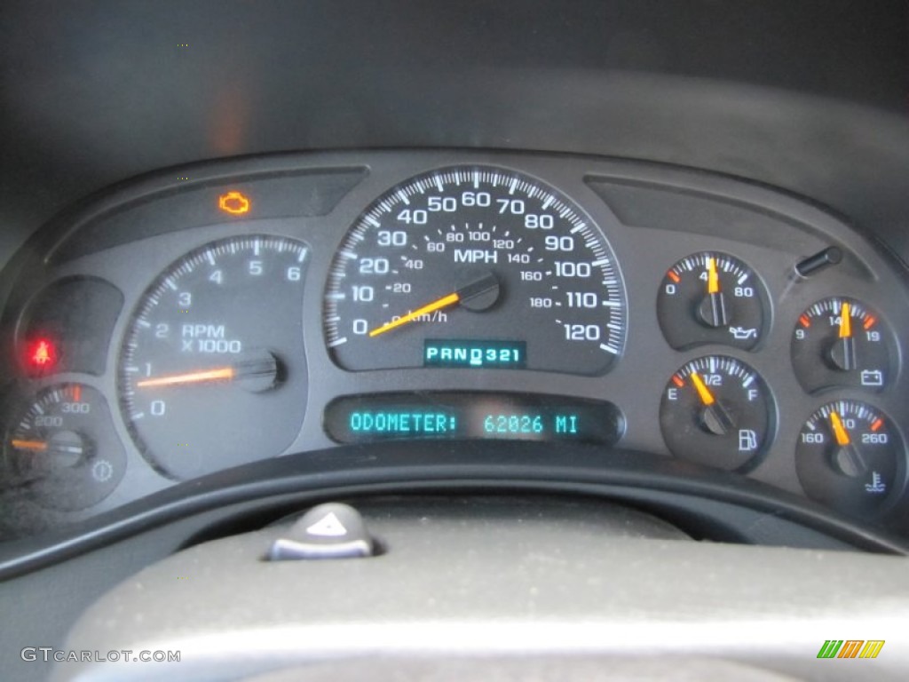 2004 GMC Sierra 2500HD SLE Extended Cab 4x4 Gauges Photo #56483430