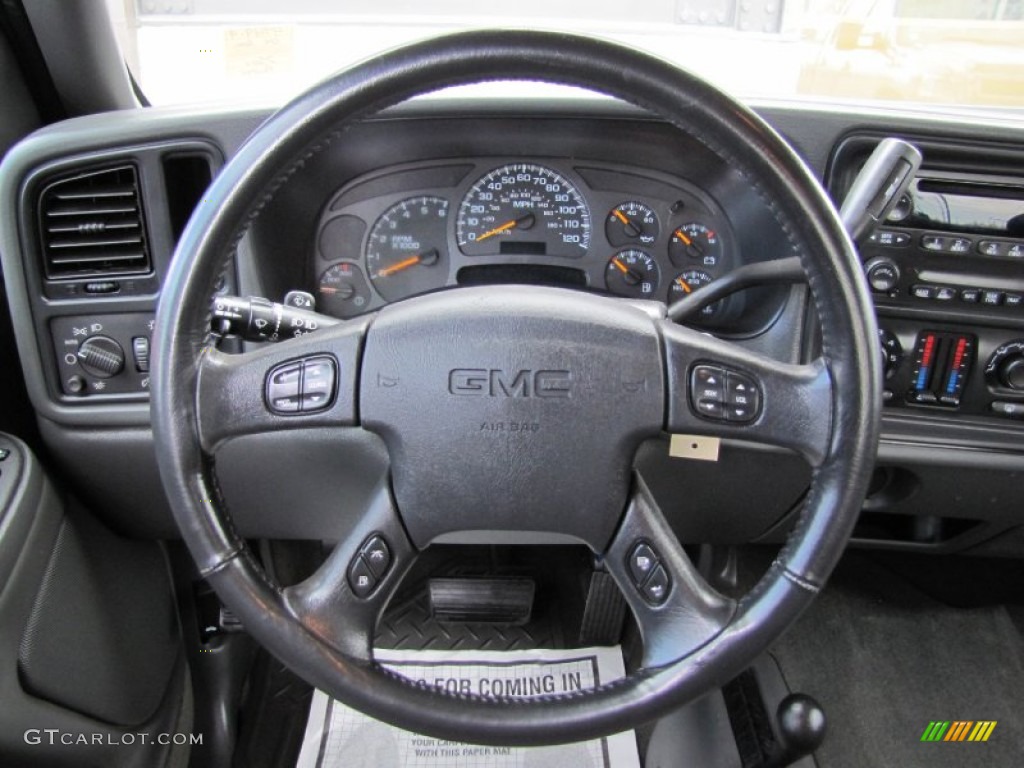 2004 GMC Sierra 2500HD SLE Extended Cab 4x4 Steering Wheel Photos