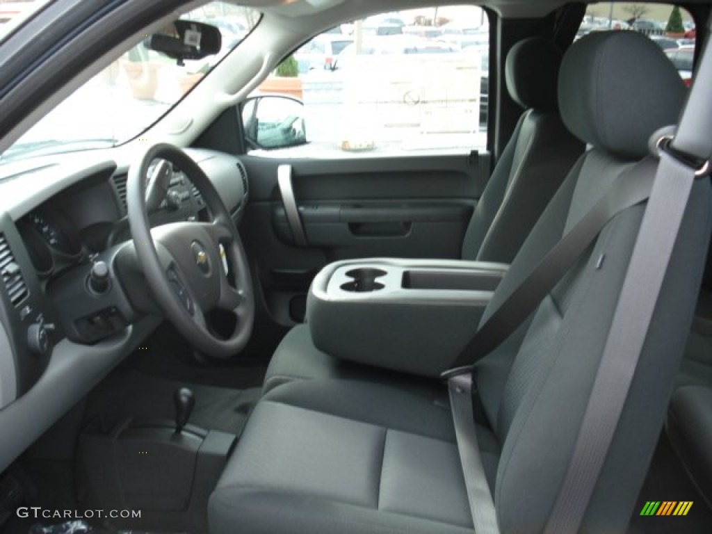 Dark Titanium Interior 2012 Chevrolet Silverado 1500 LS Extended Cab 4x4 Photo #56483446