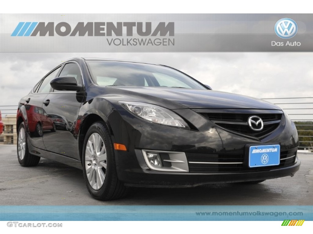 2009 MAZDA6 i Touring - Ebony Black / Beige photo #1