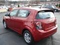 Crystal Red Tintcoat 2012 Chevrolet Sonic LS Hatch Exterior