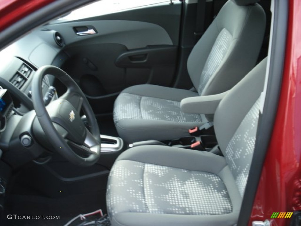 Jet Black/Dark Titanium Interior 2012 Chevrolet Sonic LS Hatch Photo #56484459