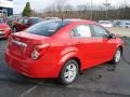 Victory Red 2012 Chevrolet Sonic LT Sedan Exterior