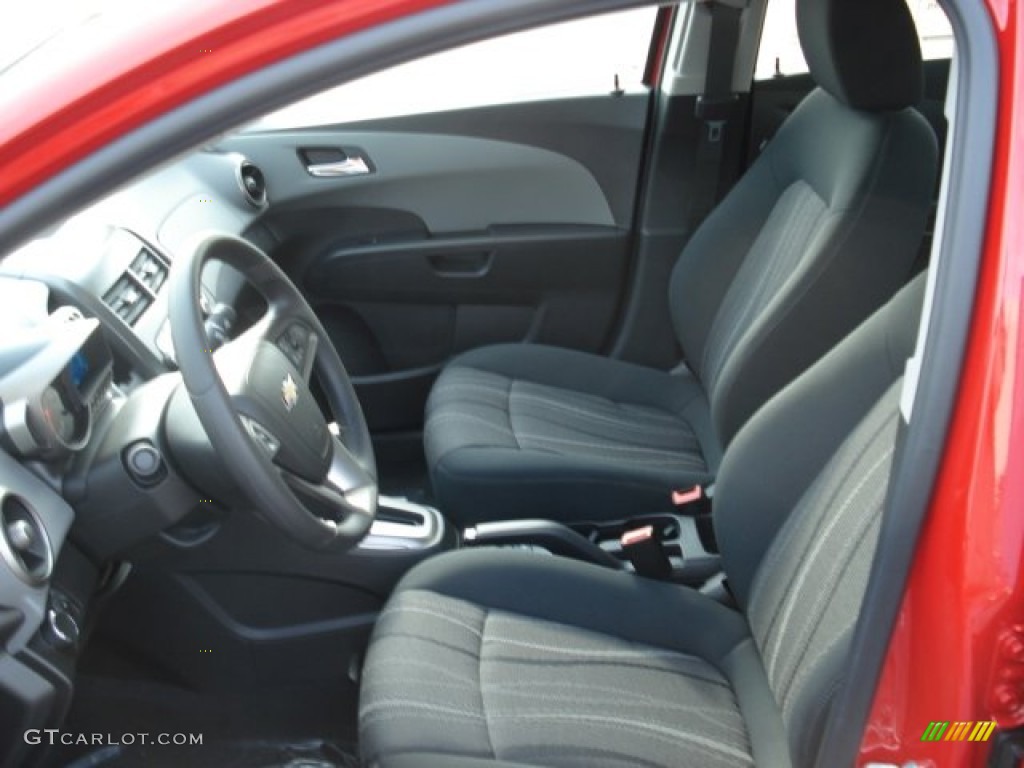 Dark Pewter Dark Titanium Interior 2012 Chevrolet Sonic Lt