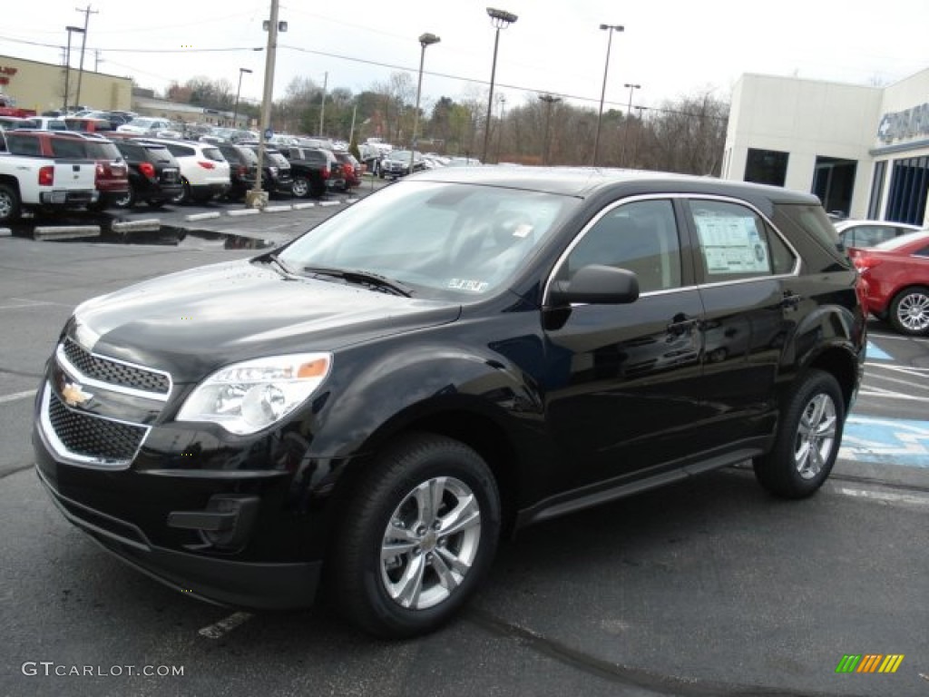 2012 Equinox LS AWD - Black / Jet Black photo #7